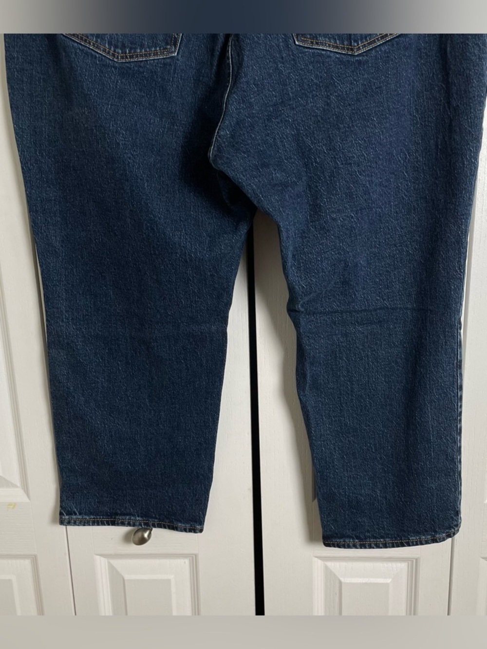 EUC Levi’s Premium Wedgie Straight Jeans Women’s 22W Blue Stretch Trendy Casual - Picture 9 of 16